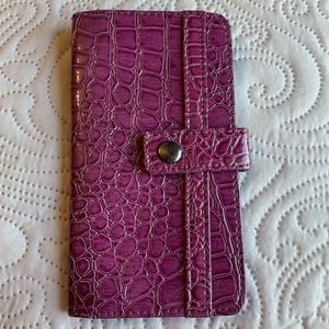 Faux Snakeskin Wallet